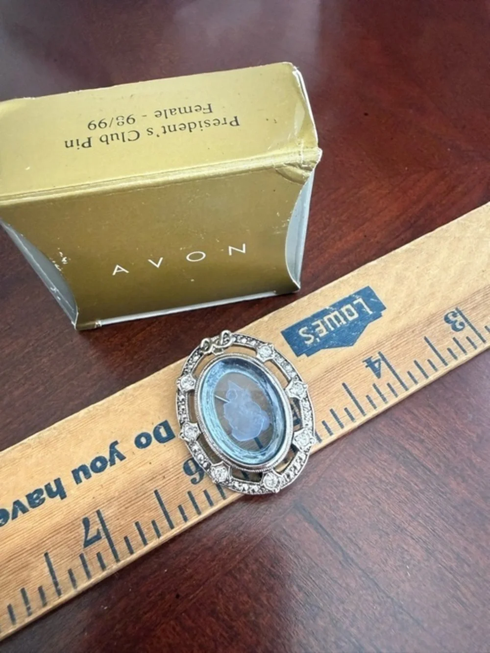 Vintage Avon 1998-99 President Recognition Brooch